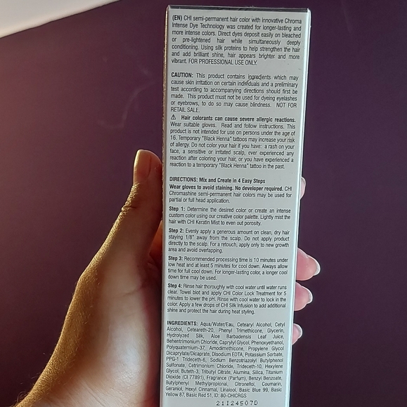 Chi semi-permanent hair color - Picture 2 of 3